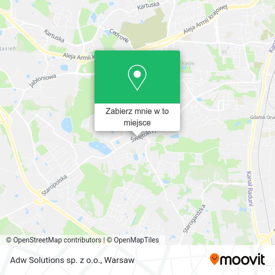 Mapa Adw Solutions sp. z o.o.