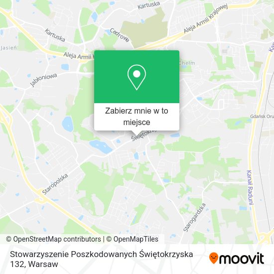 Mapa Stowarzyszenie Poszkodowanych Świętokrzyska 132