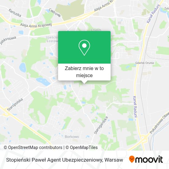 Mapa Stopieński Paweł Agent Ubezpieczeniowy