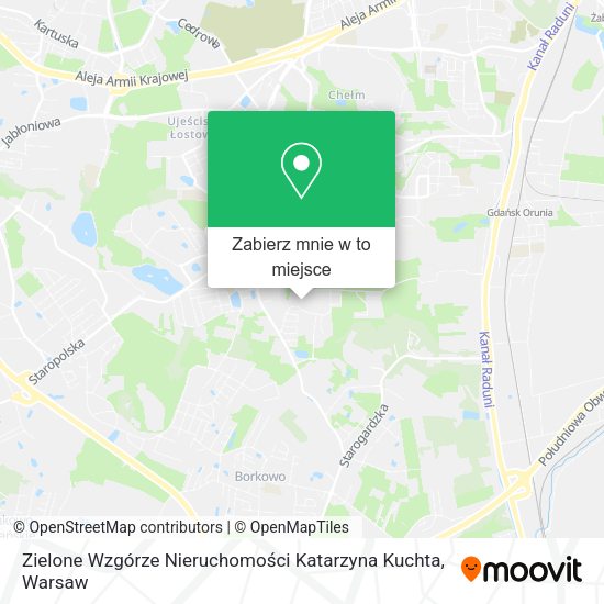 Mapa Zielone Wzgórze Nieruchomości Katarzyna Kuchta