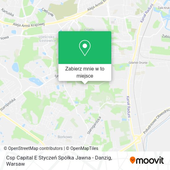 Mapa Csp Capital E Styczeń Spółka Jawna - Danzig