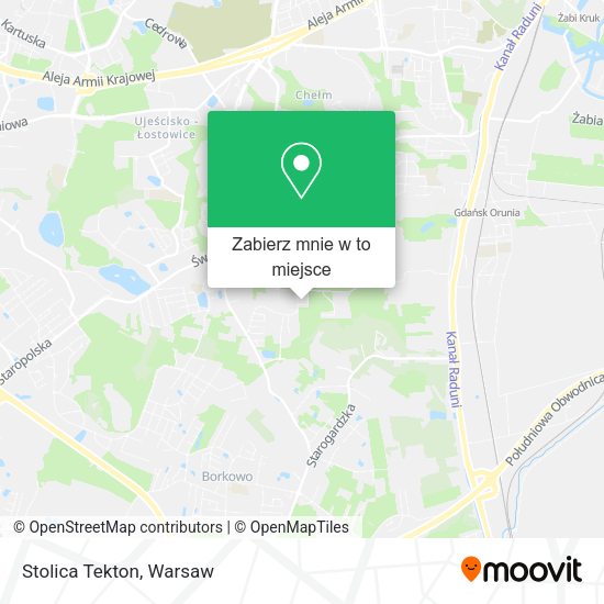 Mapa Stolica Tekton