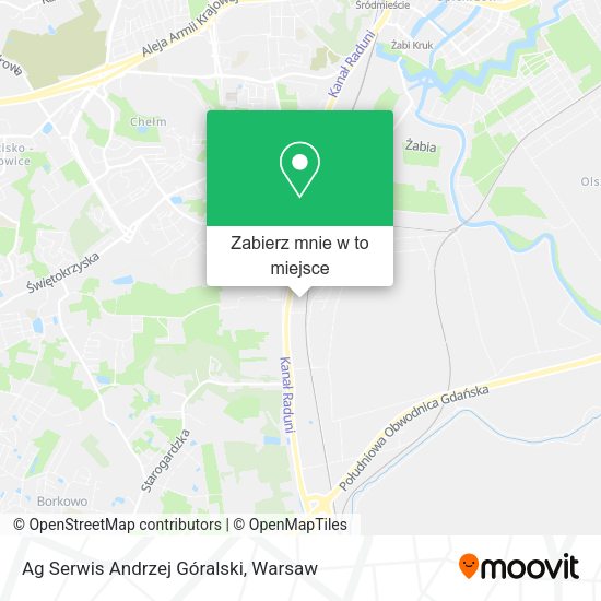 Mapa Ag Serwis Andrzej Góralski