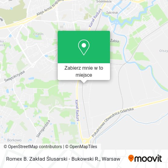 Mapa Romex B. Zakład Ślusarski - Bukowski R.