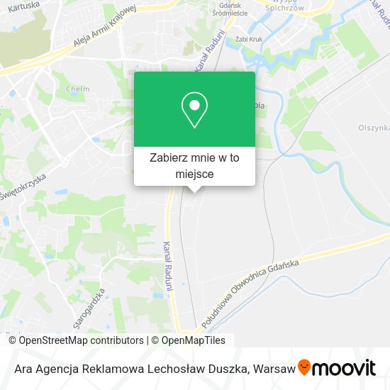 Mapa Ara Agencja Reklamowa Lechosław Duszka