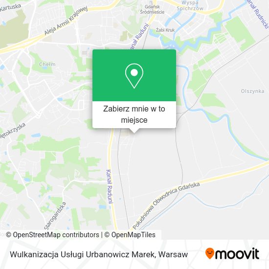 Mapa Wulkanizacja Usługi Urbanowicz Marek