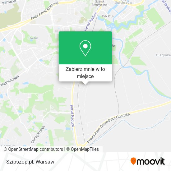 Mapa Szipszop.pl