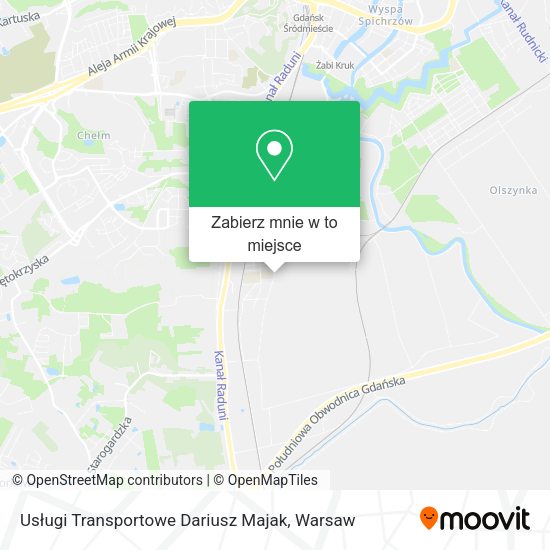 Mapa Usługi Transportowe Dariusz Majak