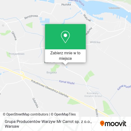 Mapa Grupa Producentów Warzyw Mr Carrot sp. z o.o.