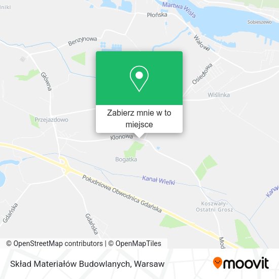 Mapa Skład Materiałów Budowlanych