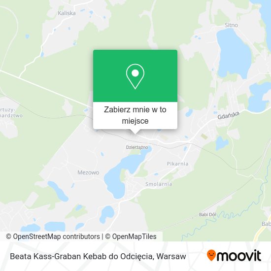 Mapa Beata Kass-Graban Kebab do Odcięcia