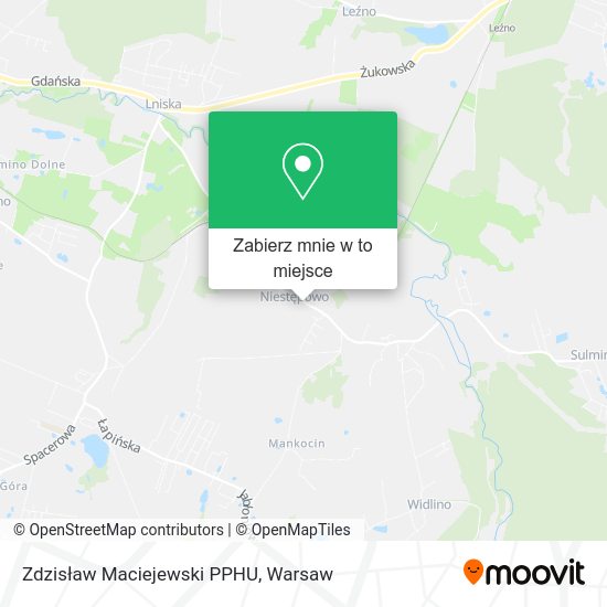 Mapa Zdzisław Maciejewski PPHU