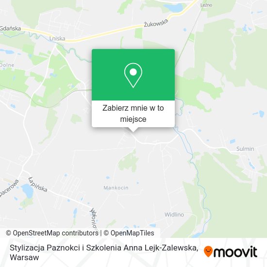 Mapa Stylizacja Paznokci i Szkolenia Anna Lejk-Zalewska