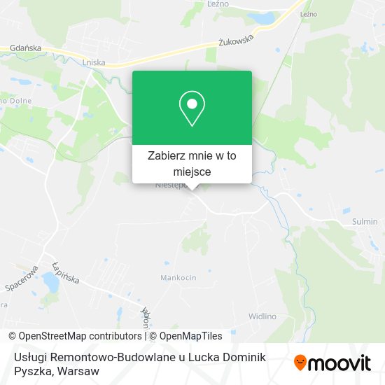 Mapa Usługi Remontowo-Budowlane u Lucka Dominik Pyszka