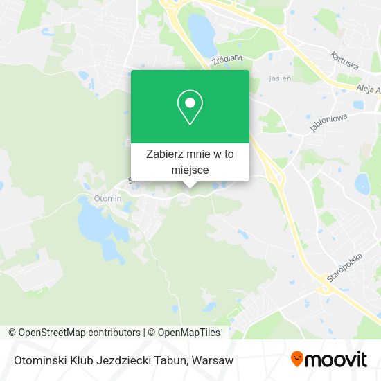 Mapa Otominski Klub Jezdziecki Tabun