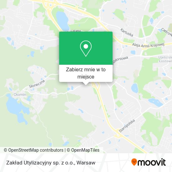 Mapa Zakład Utylizacyjny sp. z o.o.