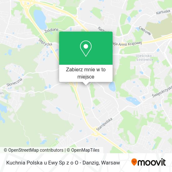 Mapa Kuchnia Polska u Ewy Sp z o O - Danzig