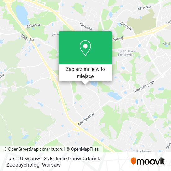 Mapa Gang Urwisów - Szkolenie Psów Gdańsk Zoopsycholog