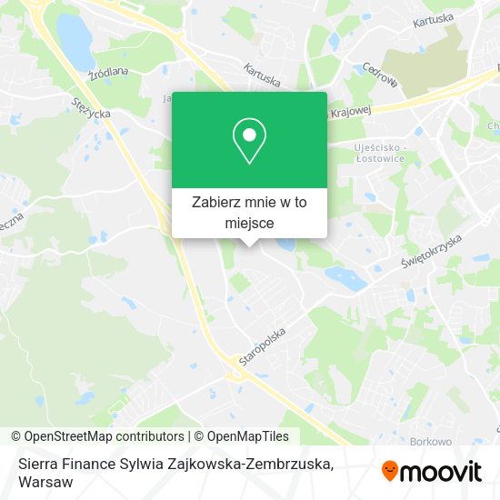 Mapa Sierra Finance Sylwia Zajkowska-Zembrzuska