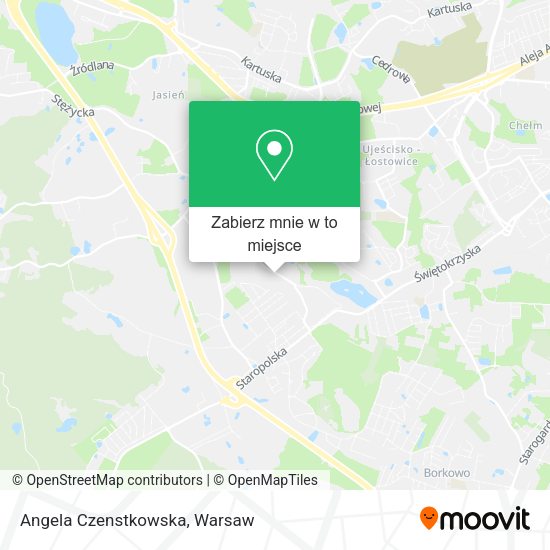 Mapa Angela Czenstkowska