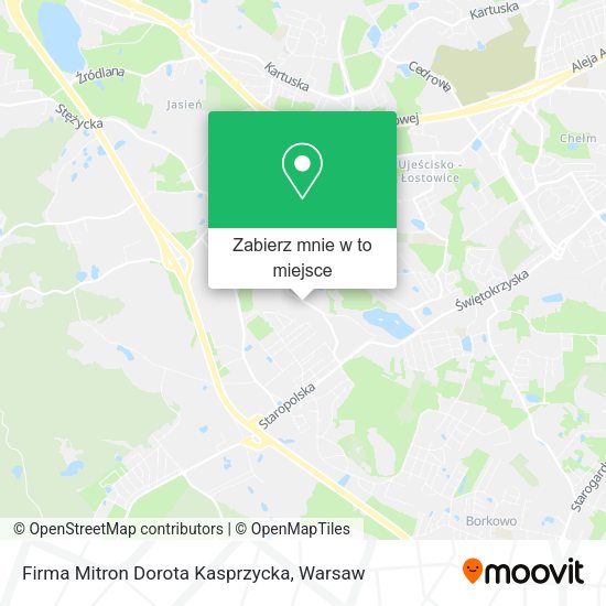 Mapa Firma Mitron Dorota Kasprzycka