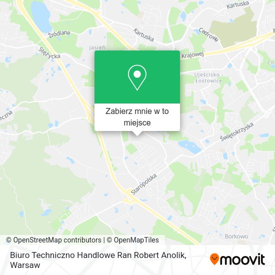 Mapa Biuro Techniczno Handlowe Ran Robert Anolik