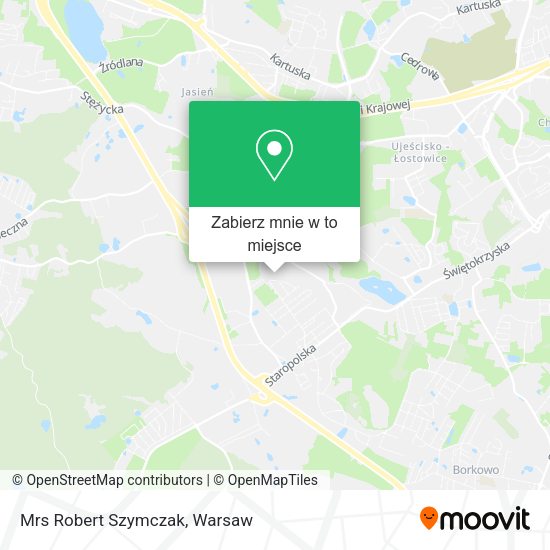 Mapa Mrs Robert Szymczak