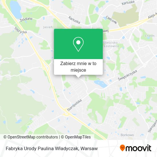 Mapa Fabryka Urody Paulina Władyczak