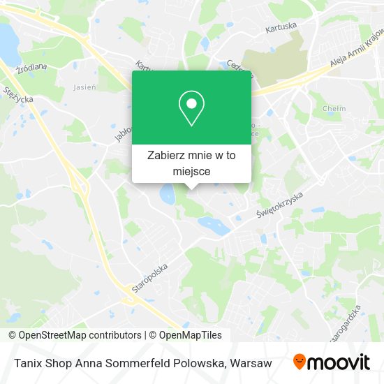 Mapa Tanix Shop Anna Sommerfeld Polowska