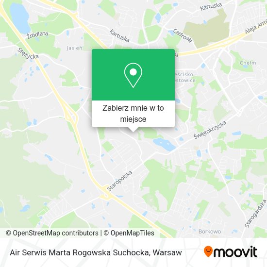 Mapa Air Serwis Marta Rogowska Suchocka