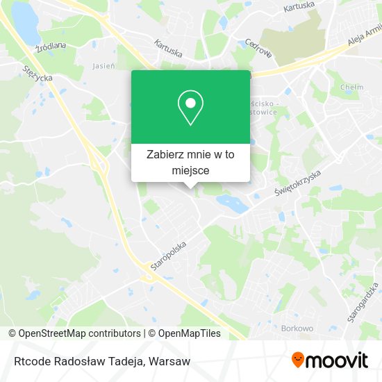 Mapa Rtcode Radosław Tadeja