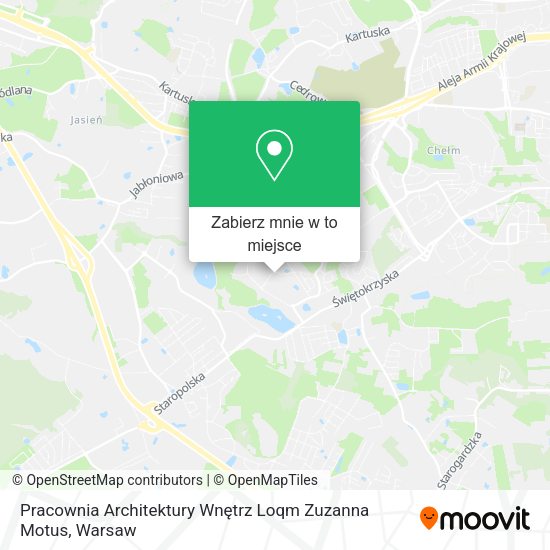 Mapa Pracownia Architektury Wnętrz Loqm Zuzanna Motus