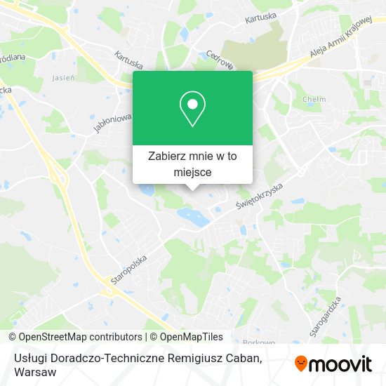 Mapa Usługi Doradczo-Techniczne Remigiusz Caban