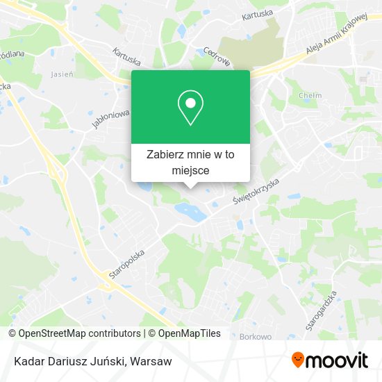 Mapa Kadar Dariusz Juński