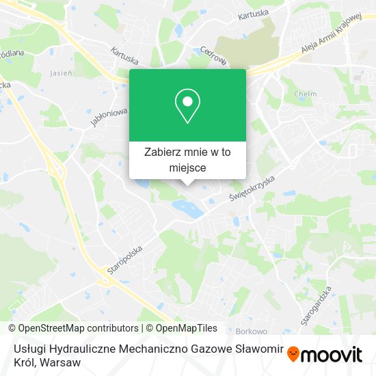 Mapa Usługi Hydrauliczne Mechaniczno Gazowe Sławomir Król