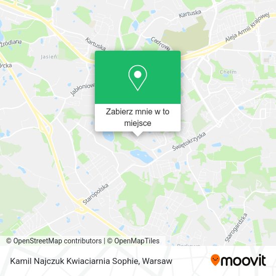 Mapa Kamil Najczuk Kwiaciarnia Sophie