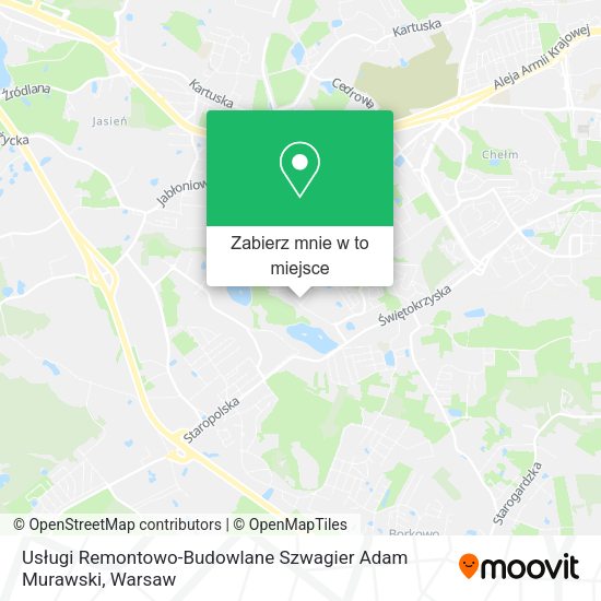 Mapa Usługi Remontowo-Budowlane Szwagier Adam Murawski