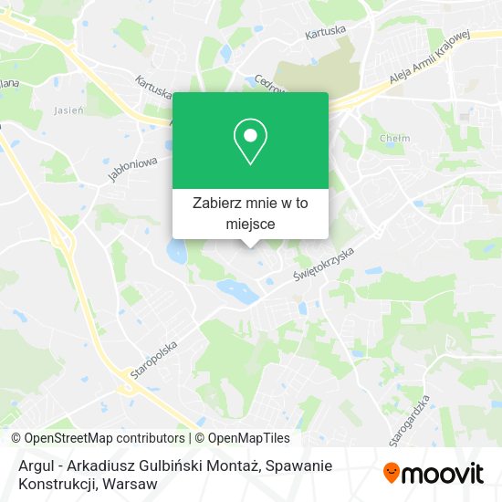 Mapa Argul - Arkadiusz Gulbiński Montaż, Spawanie Konstrukcji