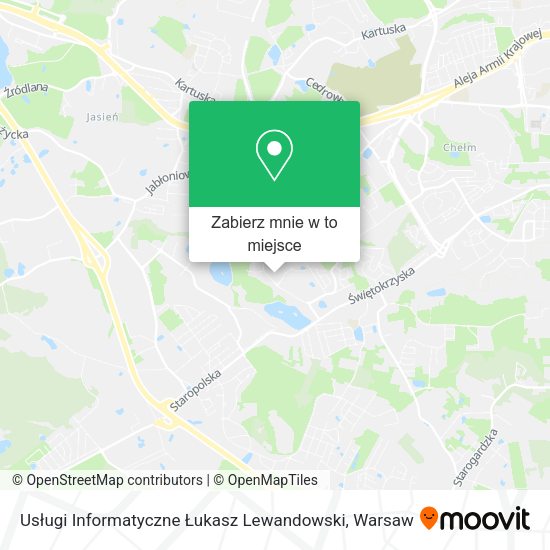 Mapa Usługi Informatyczne Łukasz Lewandowski