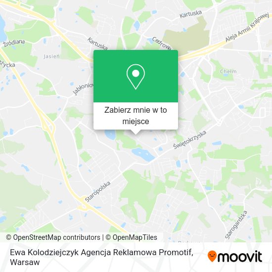 Mapa Ewa Kolodziejczyk Agencja Reklamowa Promotif