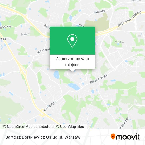 Mapa Bartosz Bortkiewicz Usługi It