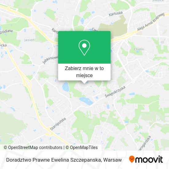 Mapa Doradztwo Prawne Ewelina Szczepanska