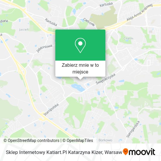 Mapa Sklep Internetowy Katiart.Pl Katarzyna Kizer