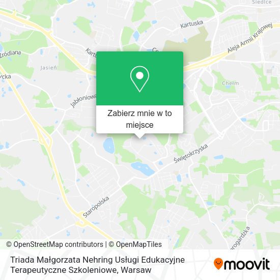 Mapa Triada Małgorzata Nehring Usługi Edukacyjne Terapeutyczne Szkoleniowe