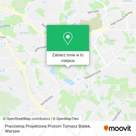 Mapa Pracownia Projektowa Protom Tomasz Białek