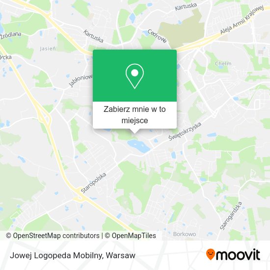 Mapa Jowej Logopeda Mobilny