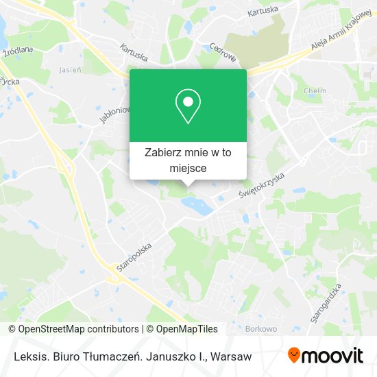 Mapa Leksis. Biuro Tłumaczeń. Januszko I.