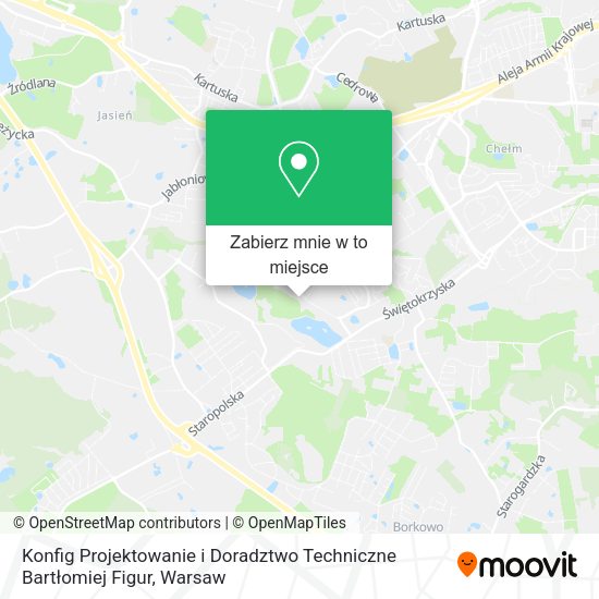 Mapa Konfig Projektowanie i Doradztwo Techniczne Bartłomiej Figur