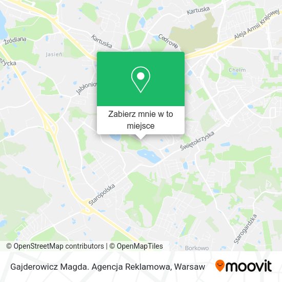 Mapa Gajderowicz Magda. Agencja Reklamowa