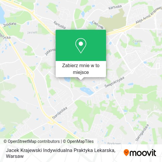 Mapa Jacek Krajewski Indywidualna Praktyka Lekarska